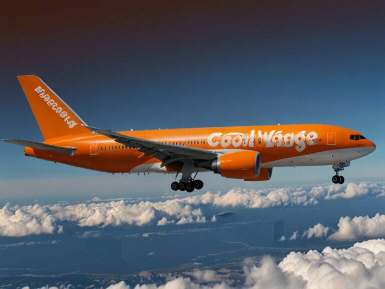 Explore perfect destinations for retirees and digital nomads with Coolvoyage: stunning landscapes, comfortable accommodations, and inspiring workspaces. An orange commercial airplane with Goodbye written on the side flies over a layer of white clouds, serving as a stunning promotion for tourism. Captured mid-flight against a gradient sky, transitioning from deep orange to blue, the twin-engine model makes an unforgettable impression. Explore perfect destinations for retirees and digital nomads with Coolvoyage: stunning landscapes, comfortable accommodations, and inspiring workspaces.