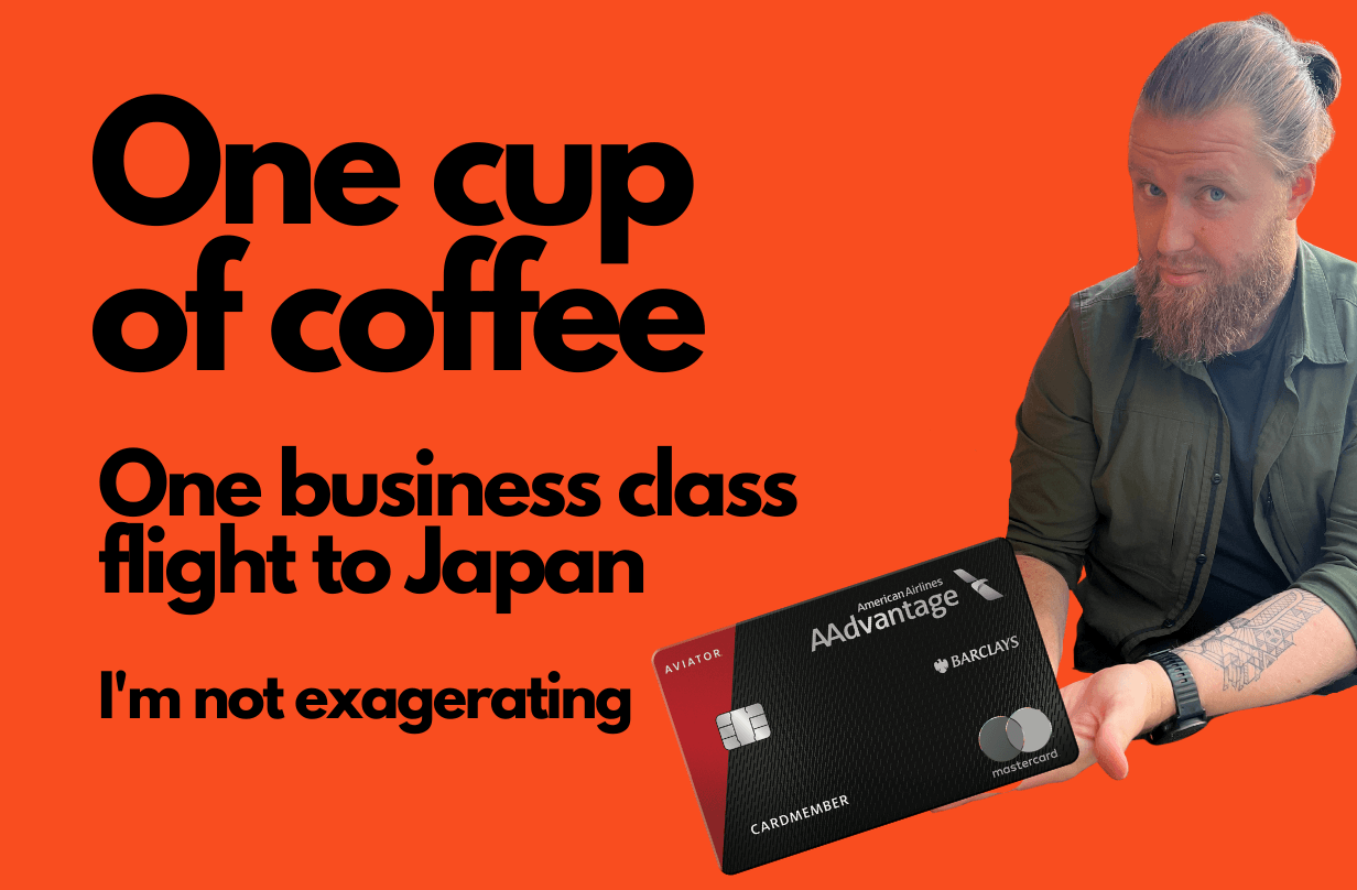 Compra un caffè, vola in Giappone